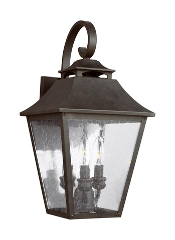 Galena Sable 3-Light Wall Lantern Outdoor Feiss 