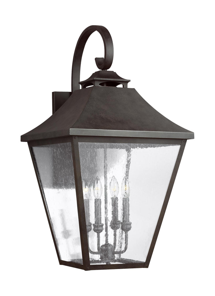 Galena Sable 4-Light Wall Lantern Outdoor Feiss 