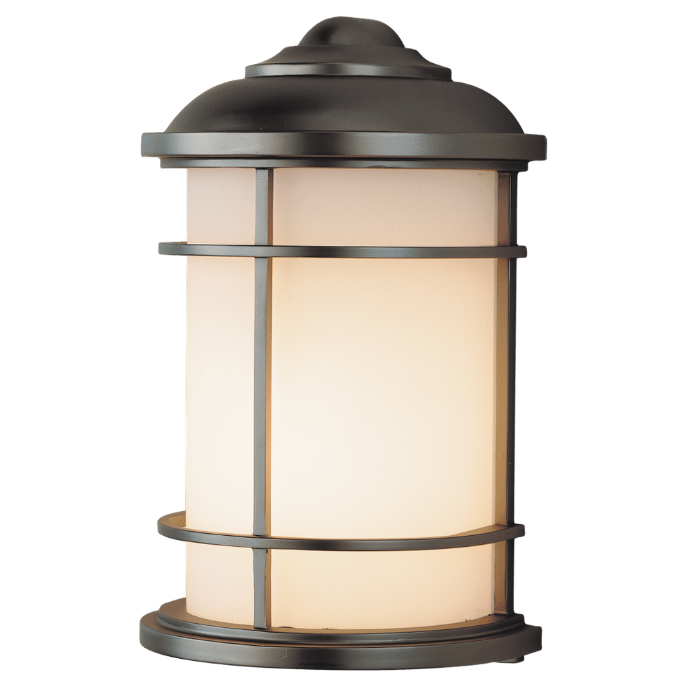 Lighthouse Burnished Bronze 1-Light Wall Lantern Outdoor Feiss 