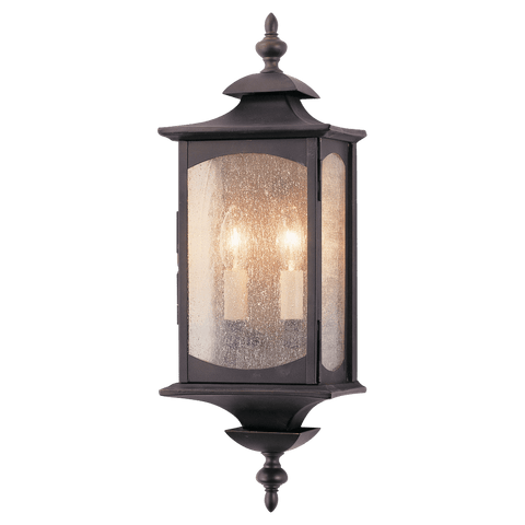 Market Square Oil Rubbed Bronze 2-Light Wall Lantern Outdoor Feiss 