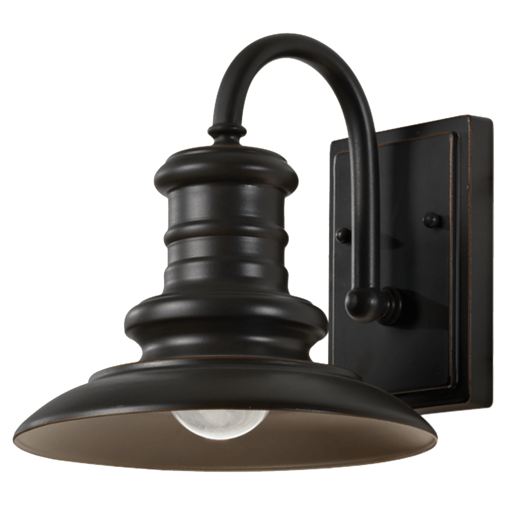 Redding Station Restoration Bronze 1-Light Outdoor Lantern Outdoor Feiss 