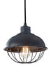 Urban Renewal Antique Forged Iron 1-Light Pendant Ceiling Feiss 