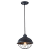 Urban Renewal Antique Forged Iron 1-Light Pendant Ceiling Feiss 