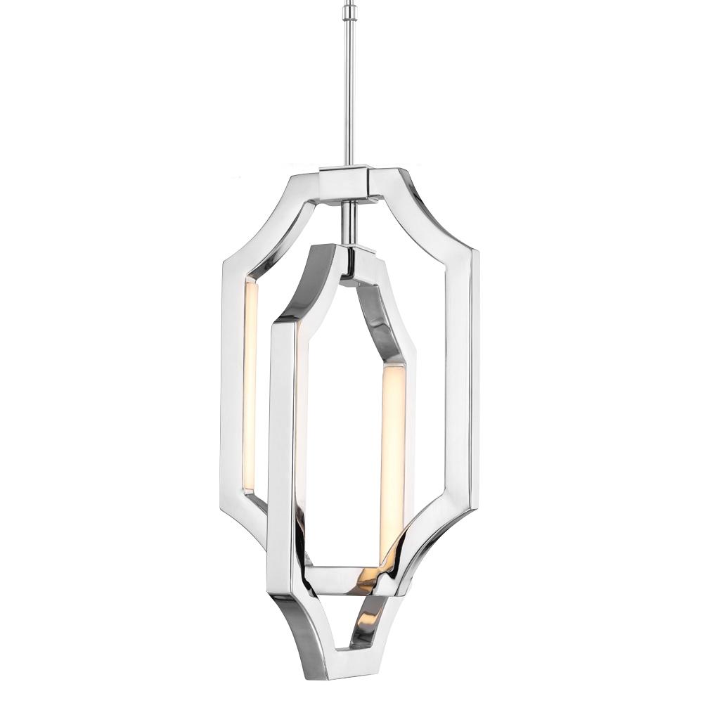 Audrie Polished Nickel 4 - Light Mini Audrie Pendant Ceiling Feiss 