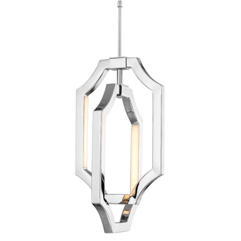 Audrie Polished Nickel 4 - Light Mini Audrie Pendant