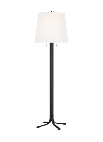 Logan Aged Iron 2 - Light Floor Lamp Lamps Feiss 