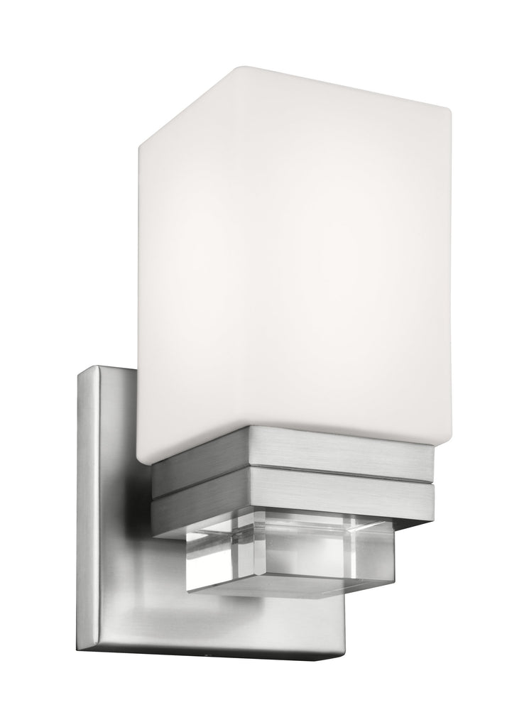 Maddison Satin Nickel 1-light'sconce Wall Feiss 