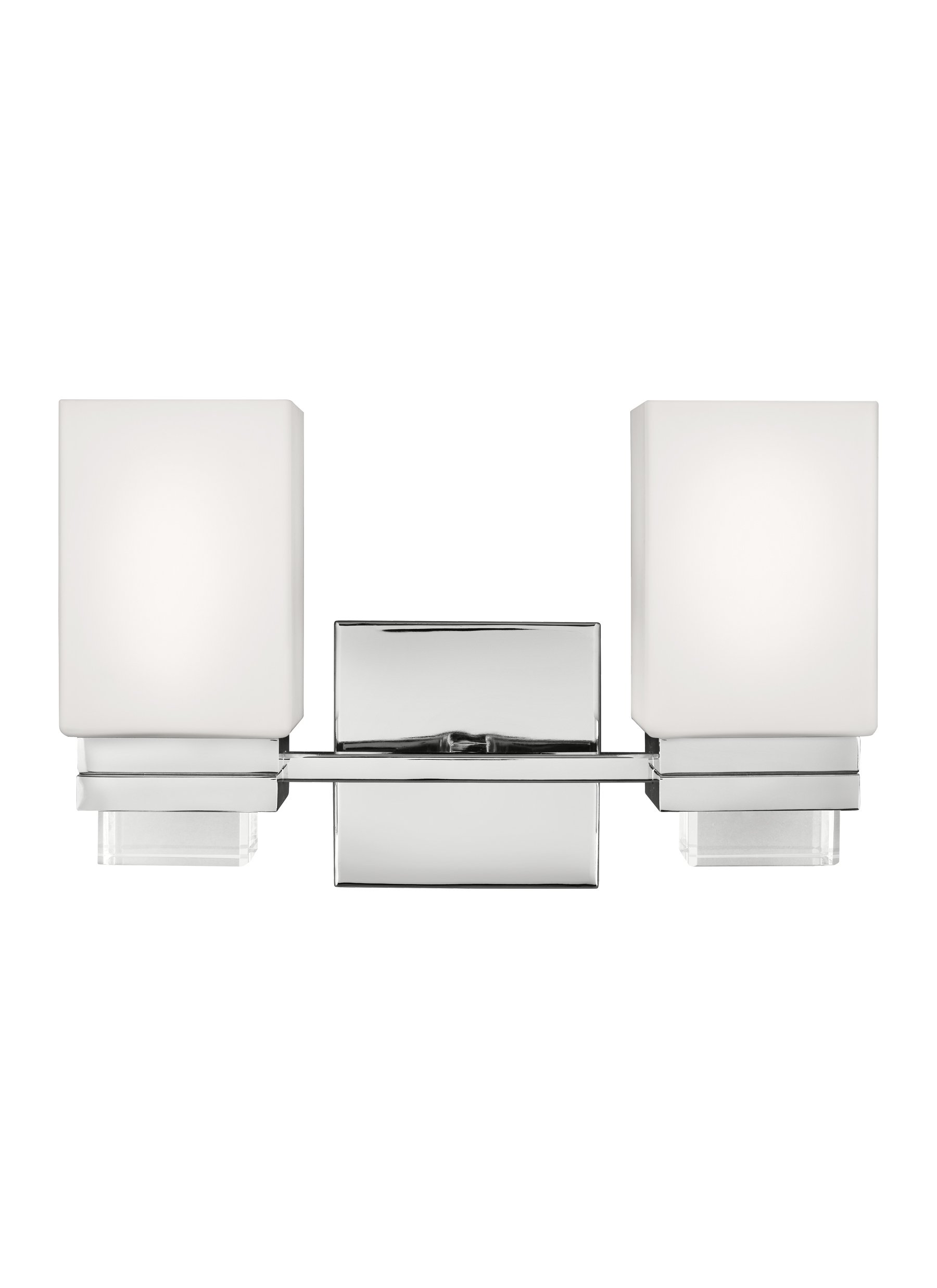 Maddison Polished Nickel 2-Light Vanity Wall Feiss 