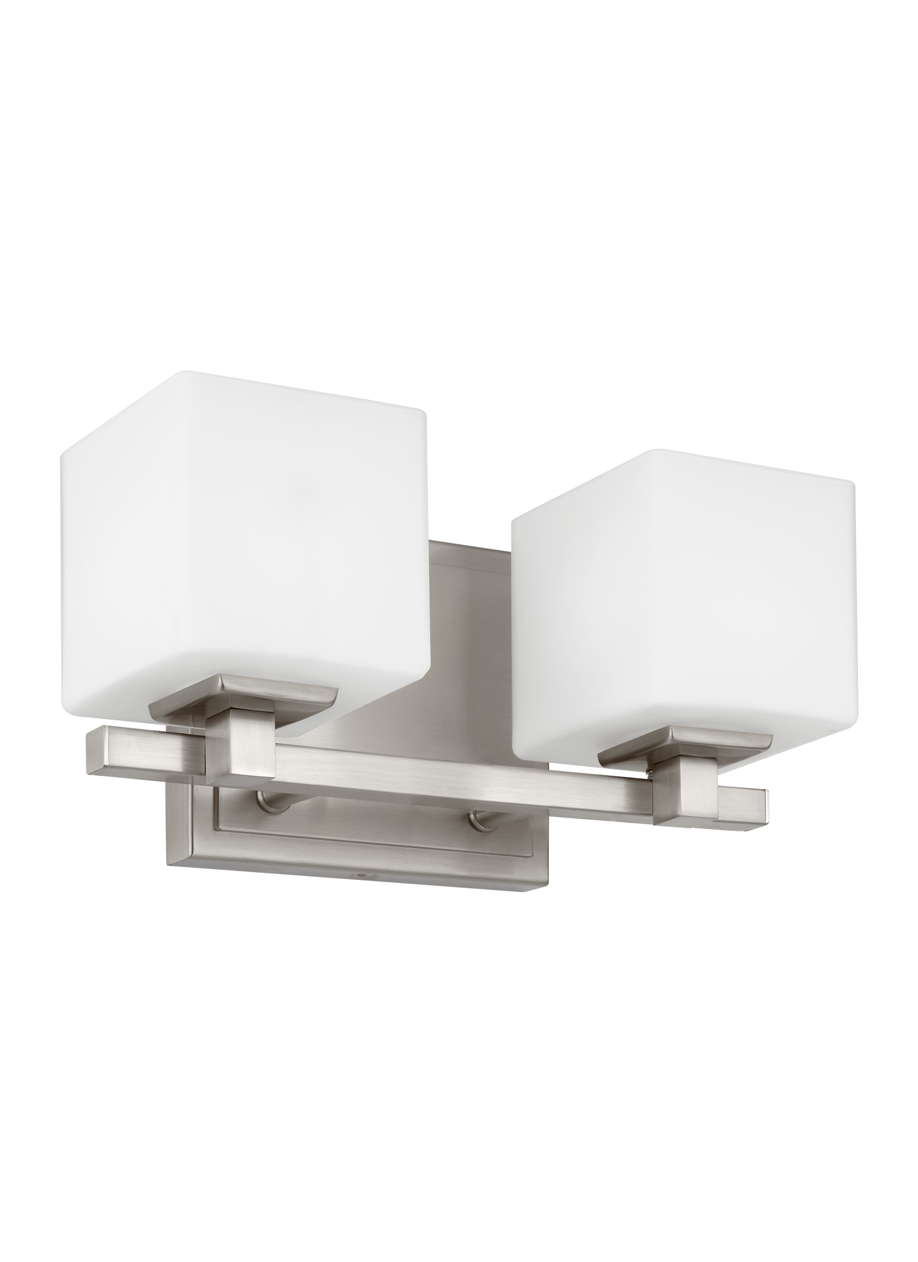 Sutton Satin Nickel 2 - Light Vanity Wall Feiss 