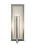 Mila Brushed Steel 1-light'sconce Wall Feiss 