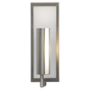 Mila Brushed Steel 1-light'sconce Wall Feiss 