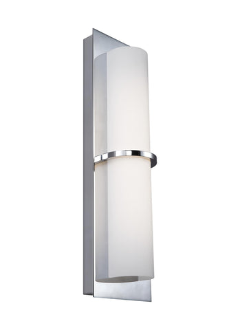 Cynder Chrome 1 - Light Wall Sconce Wall Feiss 