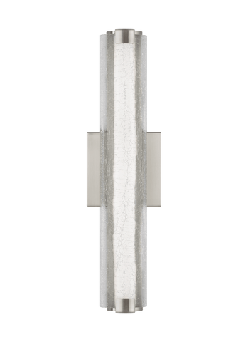 Cutler Satin Nickel 18" LED Wall Sconce Wall Feiss 