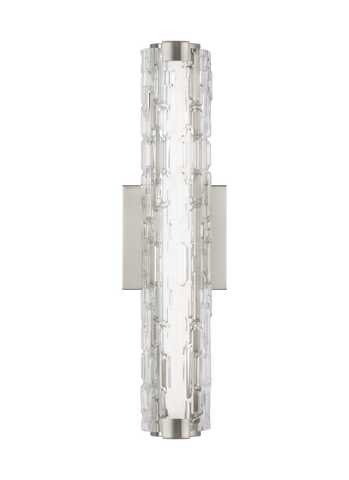 Cutler Satin Nickel 18" LED Wall Sconce Wall Feiss 