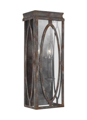 Patrice Deep Abyss 2-Light Wall Sconce Wall Feiss 