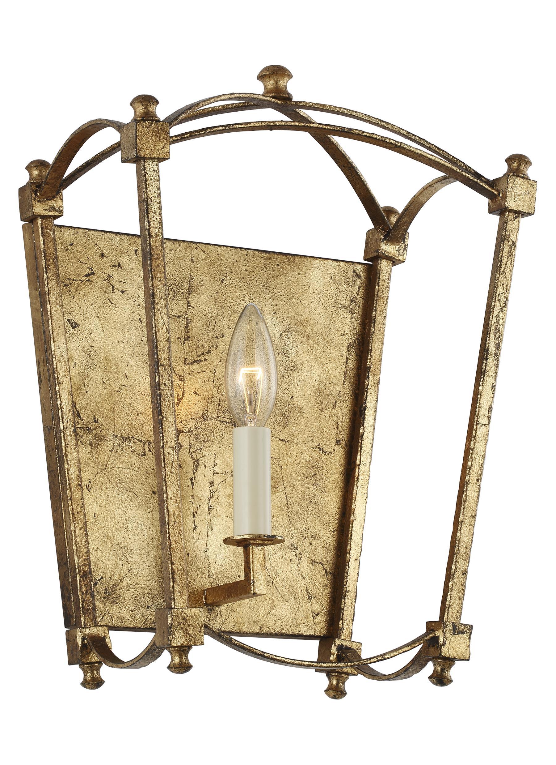 Thayer Antique Gild 1-Light Wall Sconce Wall Feiss 