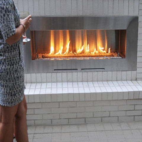 3ft Fire Ribbon Outdoor - Propane Fireplaces Spark 