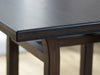 Tulip Counter Height Table, Black Walnut Furniture Greenington 