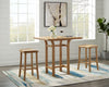Tulip Counter Height Table, Caramelized Furniture Greenington 