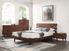 Currant Queen Platform Bed, Oiled Walnut Furniture Greenington 