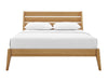Sienna Queen Platform Bed, Caramelized Furniture Greenington 
