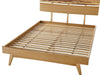 Azara Queen Platform Bed, Caramelized Furniture Greenington 