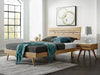 Azara Eastern King Platform Bed, Caramelized Furniture Greenington 