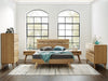 Azara Eastern King Platform Bed, Caramelized Furniture Greenington 