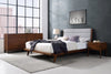 Mercury Upholstered California King Platform Bed, Exotic Furniture Greenington 