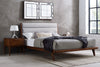 Mercury Upholstered California King Platform Bed, Exotic Furniture Greenington 