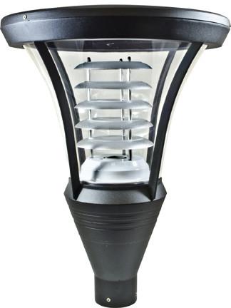 Cast Aluminum 23"h HID Black Post Light Fixture - Multiple Bulb Options Outdoor Dabmar 70W Incandescent 
