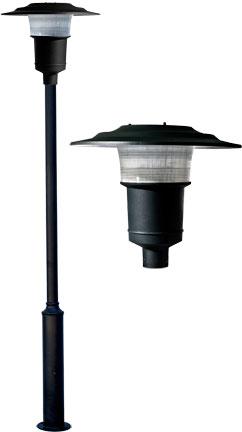 Cast Aluminum 138"h Architectural Lightpost - Black - Multiple Lamp Options Outdoor Dabmar 