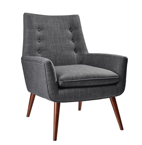 Carbison Gray Upholstered Armchair Furniture Kingstreet Form Deep Grey 