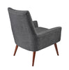 Carbison Gray Upholstered Armchair Furniture Kingstreet Form 