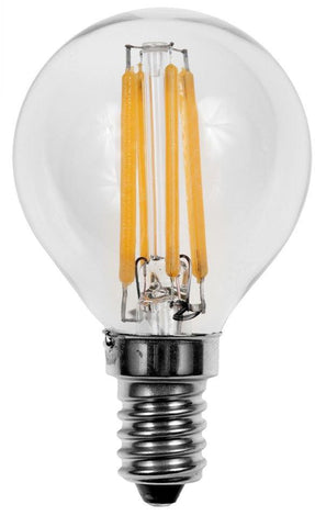 LED Filament G16.5 Globe E12 Base Bulb