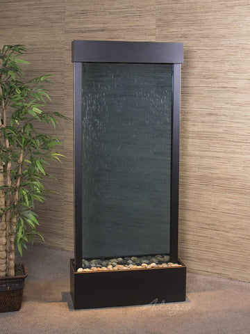 Harmony River Center - Blackened Copper - Clear Glass