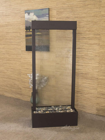 Harmony River Center - Antique Bronze - Clear Glass