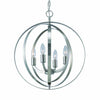 Meridian 4 Light Chandelier - Brushed Nickel Ceiling 7th Sky Design 