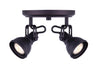 Polo Collection 2-Light Directional Ceiling/Wall Fixture - Oil Rubbed Bronze