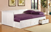 Calen Cottage Storage Day Bed White Furniture Enitial Lab 