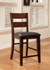 Ohare Leatherette Dining Chair Dark Cherry (Set of 2) Furniture Enitial Lab 