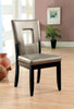 Cal Keyhole Leatherette Dining Chair Black (Set of 2) Furniture Enitial Lab 