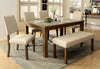 Fera Dining Bench Ivory Linen Furniture Enitial Lab 