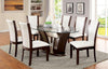 Selena Flared Leatherette Dining Chair White (Set of 2) Furniture Enitial Lab 