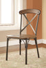 Olem Wood & Metal Dining Chair Bronze (Set of 2) Furniture Enitial Lab 