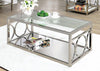 Koisen Glass Top Coffee Table Chrome Furniture Enitial Lab 