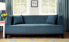 Periella Modern Tuxedo Style Linen Sofa Dark Teal Furniture Enitial Lab 