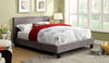 Bolan Queen Bed Gray Fabric Furniture Enitial Lab 
