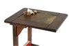 Dillon Rustic Magazine Rack End Table Antique Oak Furniture Enitial Lab 