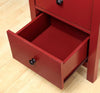 Deren 5-Drawer Chest Red Furniture Enitial Lab 